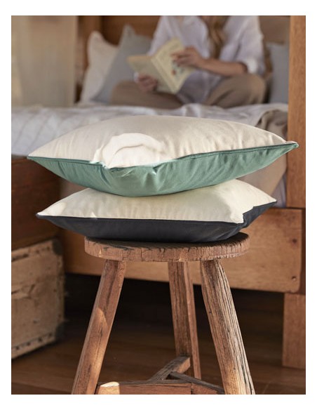 WES-W355-Fairtrade Cotton Piped Cushion Cover 2